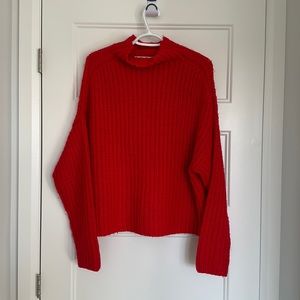 Heavy knit sweater seven sisters